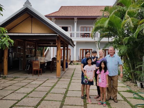 Owners with guests from Australia